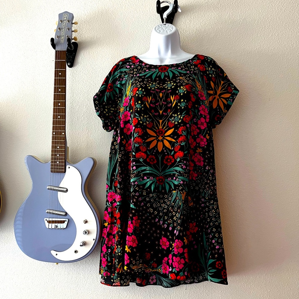 Free People Strawberry Fields Mini Dress Large